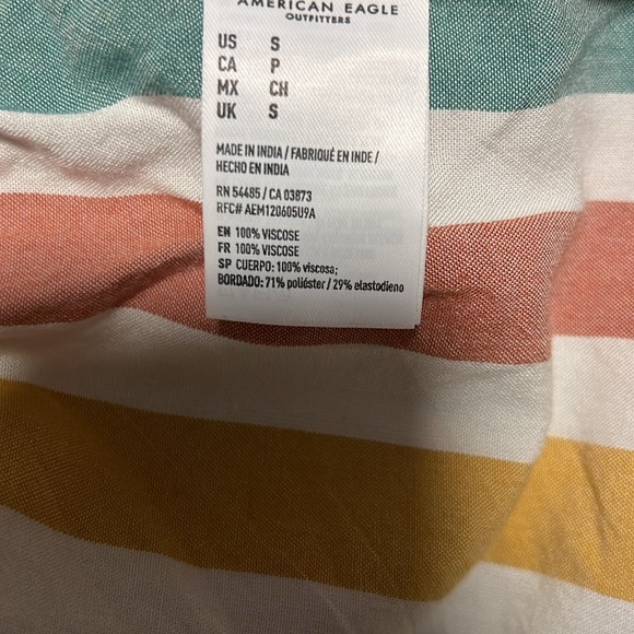 American Eagle Outfitters Striped Ruffle Shorts - Picture 11 of 11